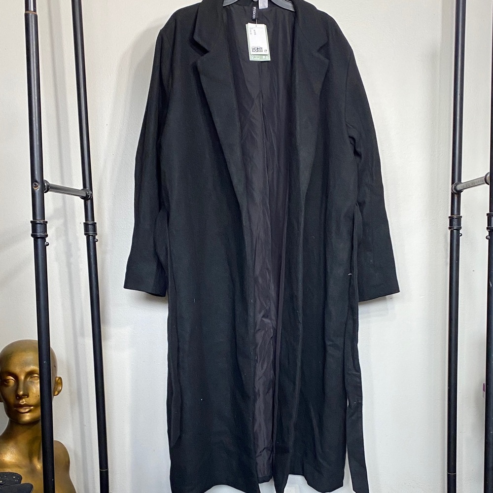 H&M Classic Black Trench Coat